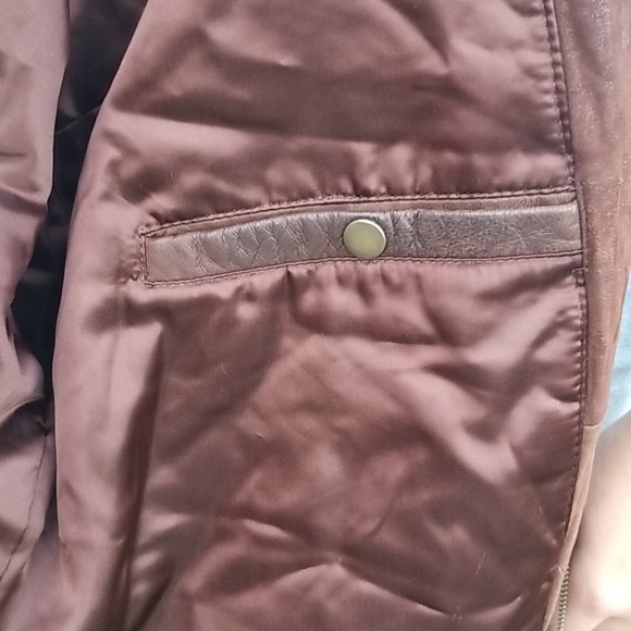 VINTAGE Banana Republic Leather Coat - Picture 15 of 15